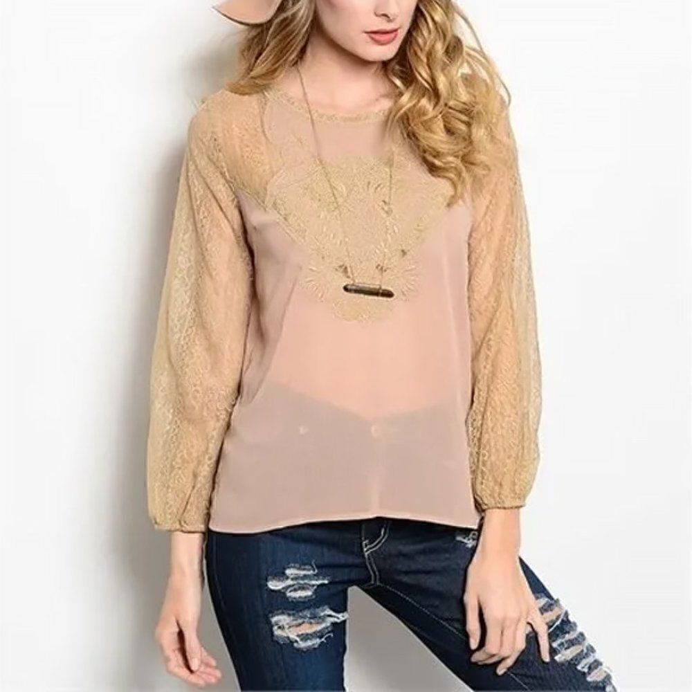 *Clearance* Ces Femme Tan Top